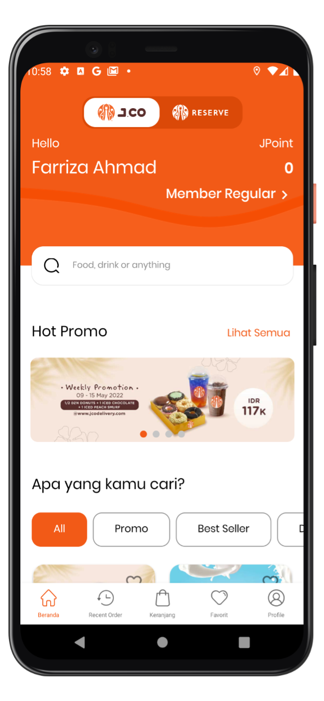 JCO Delivery Apps